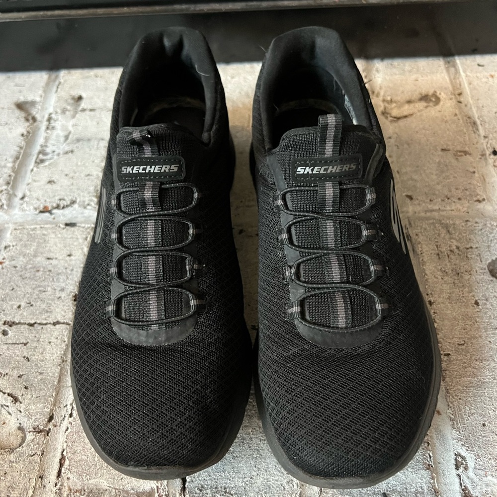Skechers Black Memory Foam Sneakers
